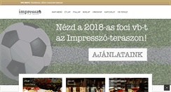 Desktop Screenshot of impresszo.hu